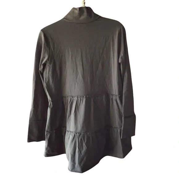 Neon Buddha Gray Jacket Peplum Style - Picture 6 of 6